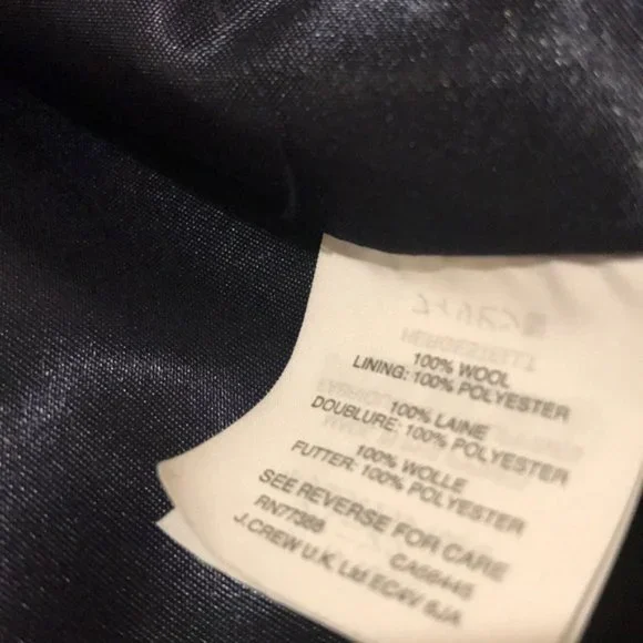 NWOT. J.Crew 100% wool topcoat